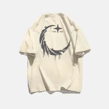 Áo Thun Nam Retro Hiphop 2025 - Cotton 100% Giá Rẻ, Phá Cách Họa Tiết Chữ W 5