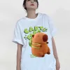 Áo thun oversize CAPYBARA cotton dễ thương giá rẻ chỉ 177k giảm từ 214k