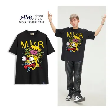 Áo Thun Rock Mỹ Nirvana - Bart Simpson Form Rộng Tay Lỡ - Giá Shock Chỉ 239k! 1