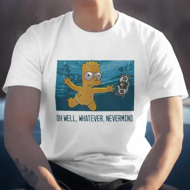 Áo Thun Rock Mỹ Nirvana - Bart Simpson Form Rộng Tay Lỡ - Giá Shock Chỉ 239k! 5