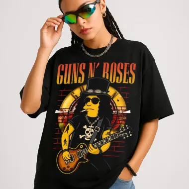 Áo Thun Rock Mỹ Nirvana - Bart Simpson Form Rộng Tay Lỡ - Giá Shock Chỉ 239k! 6