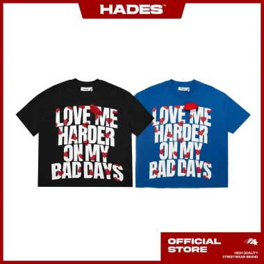 Áo Thun Unisex Hades Love Harder Tee - Cotton 100%, Giá Chỉ 450K 1