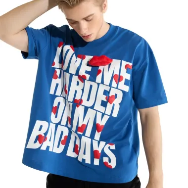 Áo Thun Unisex Hades Love Harder Tee - Cotton 100%, Giá Chỉ 450K 4