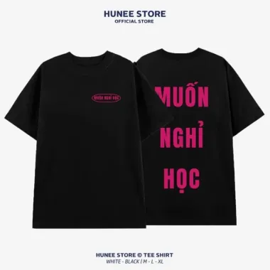 Áo Thun Unisex Slogan Muốn Nghỉ Làm Cotton 100% - Giá Chỉ 44000đ