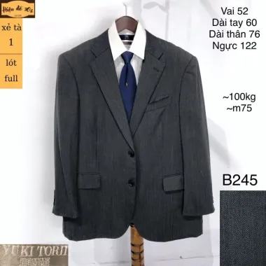Áo Vest Nam Bigsize - Bộ 3 Món: Áo Khoác Vest, 2 Dây, Cỡ 55-90kg, Giá Shock 265000đ
