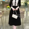 (Auth Nhật) Váy Lanh công sở U.ni Nhật 1