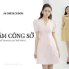 (Auth Nhật) Váy Lanh công sở U.ni Nhật 6