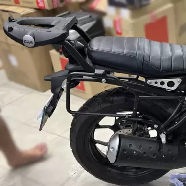 Baga, tay dắt cho yamaha xsr155 tích hợp khung đỡ túi 9 Baga, tay dắt cho yamaha xsr155 tích hợp khung đỡ túi 9