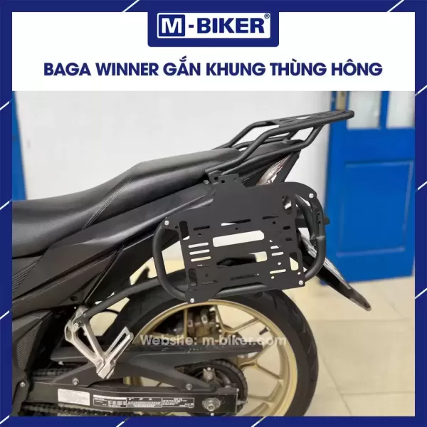 Hình ảnh sản phẩm Baga Winner, Cảng sau winner, khung thùng hông, khung túi hông dành cho Winner X V1 - V2 - V3 - V4