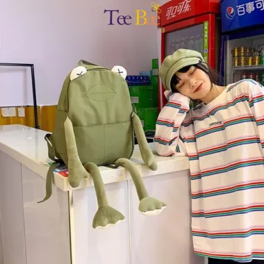 Balo Đi Học Hình Con Ếch Siêu Cute Giá Rẻ Chỉ 209k - Hàng Dày Dặn Hỏa Tốc 6