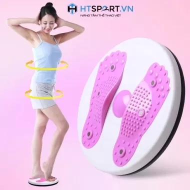 Bàn xoay eo Xoay eo giảm cân, tập bụng, kết hợp massage chân 5 Bàn xoay eo Xoay eo giảm cân, tập bụng, kết hợp massage chân 5