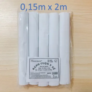 Băng cuộn y tế Bảo Thạch đa cỡ - 5 cuộn giảm 24500đ tiện lợi mua sỉ 3