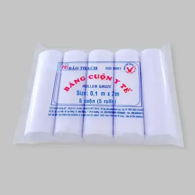 Băng cuộn y tế Bảo Thạch đa cỡ - 5 cuộn giảm 24500đ tiện lợi mua sỉ 5