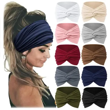 Băng Đô Nỉ Len Thể Thao Y2K - Headband Rộng Vành, Có Răng Giữ Tóc, Giá Chỉ 29750đ