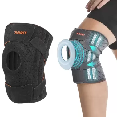 Băng gối thể thao Aolikes, Bó gối bảo vệ khớp gối khi bóng chuyến, bóng đá, chạy bộ 6
