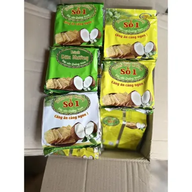 Bánh Dừa Nướng Quỳnh Trân Quảng Nam 20 Gói - Giảm Giá 230.000đ Từ 289.800đ 4 Bánh Dừa Nướng Quỳnh Trân Quảng Nam 20 Gói - Giảm Giá 230.000đ Từ 289.800đ 4
