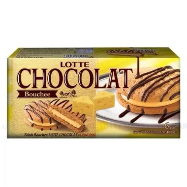 Bánh Lotte Chocolat Vị Socola Phô Mai 162g Giảm Giá Còn 30975đ