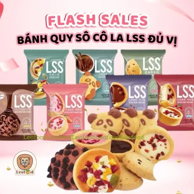 Bánh Quy LSS Mix 5 Vị - Ăn Vặt Ngon Giá Rẻ Chỉ 69.000đ - Socola Bơ Dâu Việt Quất Vani 3 Bánh Quy LSS Mix 5 Vị - Ăn Vặt Ngon Giá Rẻ Chỉ 69.000đ - Socola Bơ Dâu Việt Quất Vani 3