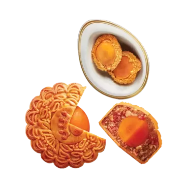 Bánh Trung Thu Kinh Đô-Bánh Nướng Nhân Mặn 1 Trứng/2 Trứng 150/210G (Gà Quay/Jambon/Bào Ngư/Lạp Xưởng/Cua Bát Bửu)-LIVE 4