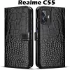 Bao da dạng ví có khe cắm thẻ đứng từ tính cho REALME C55 RMX3710 ốp điện thoại Điện Thoại Nắp Lật 5