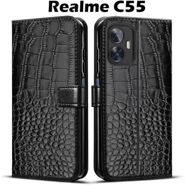 Bao da dạng ví có khe cắm thẻ đứng từ tính cho REALME C55 RMX3710 ốp điện thoại Điện Thoại Nắp Lật 5 Bao da dạng ví có khe cắm thẻ đứng từ tính cho REALME C55 RMX3710 ốp điện thoại Điện Thoại Nắp Lật 5