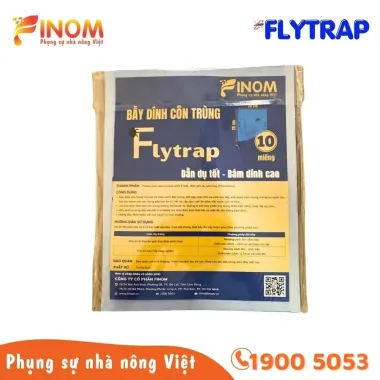 Bẫy dính côn trùng Flytrap vàng chanh 20x25cm dẫn dụ tốt giá rẻ 6