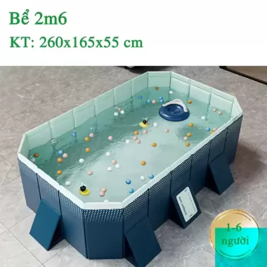 Bể bơi tròn gấp gọn, không bơm hơi - Goto Bơi - đường kính 90/ 120/ 160/ 200cm/ chiều cao 45cm 6 Bể bơi tròn gấp gọn, không bơm hơi - Goto Bơi - đường kính 90/ 120/ 160/ 200cm/ chiều cao 45cm 6