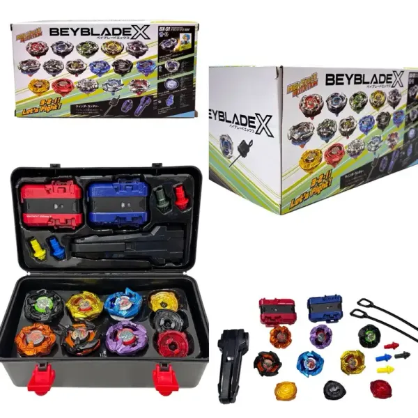 Hình ảnh sản phẩm "Beyblade Đồ Chơi Con Quay Hợp Kim Tay Cầm Bàn Thi Đấu Giá Rẻ 89k"
