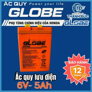 Bình Ắc Quy Lưu Điện GLOBE 6V 5Ah Cho Quạt Tích Điện Xe Ô Tô Điện Trẻ Em Giá Rẻ 136000 Vnđ Bình Ắc Quy Lưu Điện GLOBE 6V 5Ah Cho Quạt Tích Điện Xe Ô Tô Điện Trẻ Em Giá Rẻ 136000 Vnđ