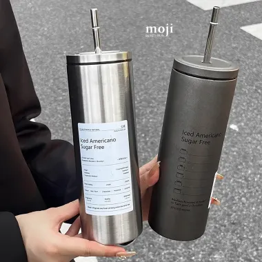 Bình Đựng Nước Giữ Nhiệt 600ml Iced Americano Cute Giá Rẻ Chỉ 75000đ 5