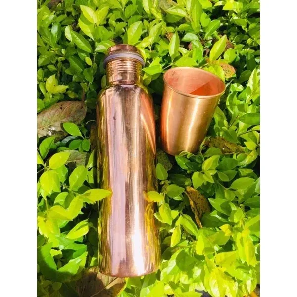 Hình ảnh sản phẩm Bình Nước Bằng Đồng Nguyên Chất Hỗ Trợ Sức Khỏe Theo Ayurveda - Nhập Khẩu Từ Ấn Độ