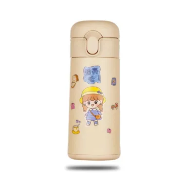 Bình nước giữ nhiệt 450ml có ống hút và dây đeo tiện lợi giá rẻ chỉ 39000đ BN26