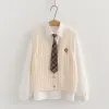 Bộ Ba Mảnh Preppy Style Cho Học Sinh - Áo Cardigan & Váy Sơ Mi Giá Cực Sỉ 257496 VND