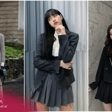 Bộ Ba Mảnh Preppy Style Cho Học Sinh - Áo Cardigan & Váy Sơ Mi Giá Cực Sỉ 257496 VND 6
