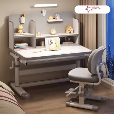 Bộ Bàn Ghế Học Sinh NSTL Thiết Kế Công Thái Học Chống Gù Chống Cận Cho Bé [Tặng combo 6 món] 1