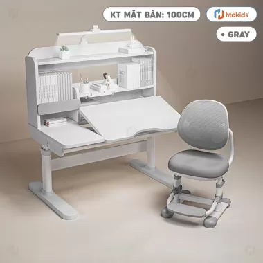 Bộ Bàn Ghế Học Sinh NSTL Thiết Kế Công Thái Học Chống Gù Chống Cận Cho Bé [Tặng combo 6 món] 5