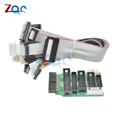 Bộ Chuyển Đổi JTAG V8 Cho J-Link 8 Chân Màu Xám Giảm Giá Cáp Dupont Dữ Liệu
