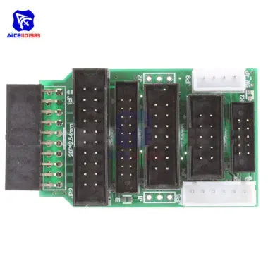 Bộ Chuyển Đổi JTAG V8 Cho J-Link 8 Chân Màu Xám Giảm Giá Cáp Dupont Dữ Liệu