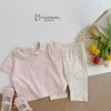 Bộ Cóc Tay Cổ Sen Bé Gái Đi Học SB1942 - Cotton Mềm Mịn Giá Chỉ 109k