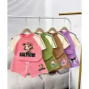 Bộ Đồ Bé Gái Labubu Kuromi - Combo 4 Quần Kẻ Caro In Hình Tiên Cá Giá Cực Sốt 44k 1