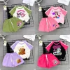Bộ Đồ Bé Gái Labubu Kuromi - Combo 4 Quần Kẻ Caro In Hình Tiên Cá Giá Cực Sốt 44k 3
