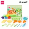 Bộ Đồ Chơi Đất Nặn Deli Máy Làm Mì, Kem, Hamburger Cho Bé, An Toàn Và Sáng Tạo