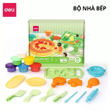 Bộ Đồ Chơi Đất Nặn Deli Máy Làm Mì, Kem, Hamburger Cho Bé, An Toàn Và Sáng Tạo Bộ Đồ Chơi Đất Nặn Deli Máy Làm Mì, Kem, Hamburger Cho Bé, An Toàn Và Sáng Tạo