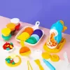 Bộ Đồ Chơi Đất Nặn Deli Máy Làm Mì, Kem, Hamburger Cho Bé, An Toàn Và Sáng Tạo 8