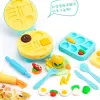 Bộ Đồ Chơi Đất Nặn Deli Máy Làm Mì, Kem, Hamburger Cho Bé, An Toàn Và Sáng Tạo 9