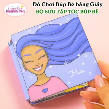 Bộ Đồ Chơi DIY Con Mực Búp Bê Giấy Cho Bé - Giá Shock Chỉ 19800đ Thay 24948đ 3