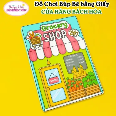 Bộ Đồ Chơi DIY Con Mực Búp Bê Giấy Cho Bé - Giá Shock Chỉ 19800đ Thay 24948đ 4