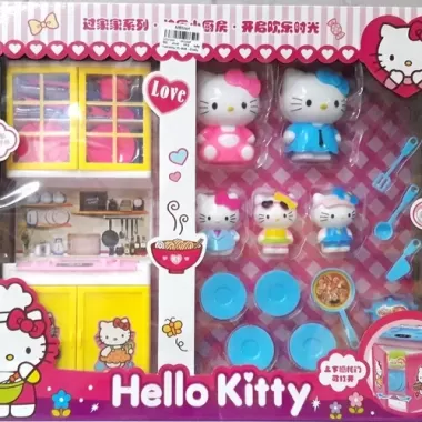 Bộ đồ chơi mô phỏng nhà bếp Hello Kitty cho bé mã: 8922-4 5