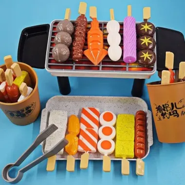 Bộ Đồ Chơi Nấu Ăn Tiệc Nướng Hàn Quốc BBQ Cho Bé - Đồ Nướng Thông Minh Giảm Giá