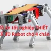 Bộ Khung Nhựa Robot Chó 4 Chân DIY In3D - Phụ Kiện Tự Lắp Ráp Giá Tốt 144500đ 5